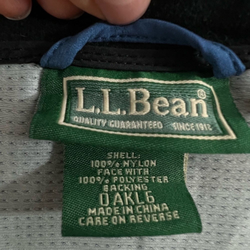 L.L. Bean No fly Zone Men’s Jacket Bright Blue Size Medium - Picture 7 of 10